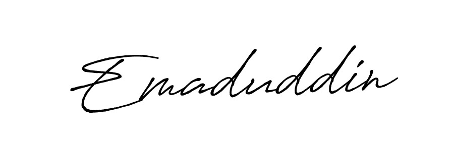 How to Draw Emaduddin signature style? Antro_Vectra_Bolder is a latest design signature styles for name Emaduddin. Emaduddin signature style 7 images and pictures png