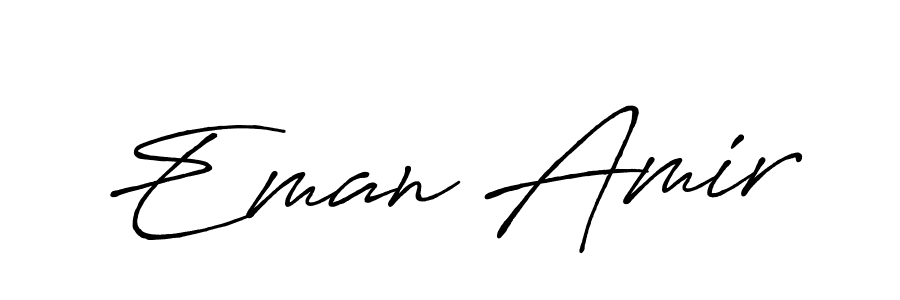 You can use this online signature creator to create a handwritten signature for the name Eman Amir. This is the best online autograph maker. Eman Amir signature style 7 images and pictures png