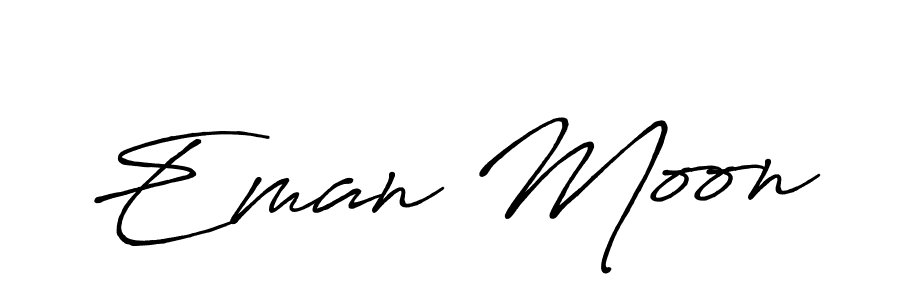 It looks lik you need a new signature style for name Eman Moon. Design unique handwritten (Antro_Vectra_Bolder) signature with our free signature maker in just a few clicks. Eman Moon signature style 7 images and pictures png