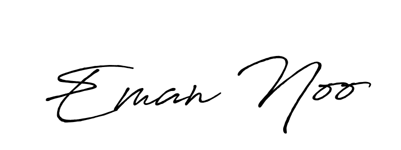 Also You can easily find your signature by using the search form. We will create Eman Noo name handwritten signature images for you free of cost using Antro_Vectra_Bolder sign style. Eman Noo signature style 7 images and pictures png