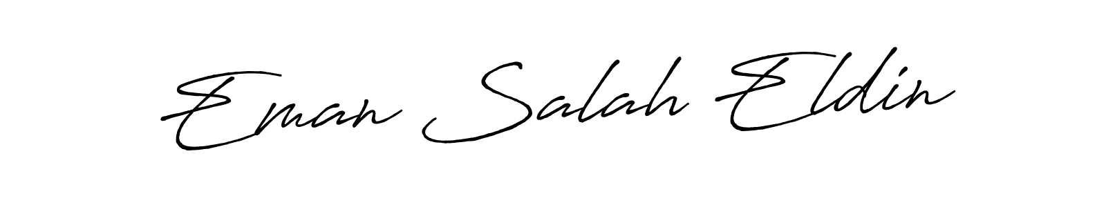 The best way (Antro_Vectra_Bolder) to make a short signature is to pick only two or three words in your name. The name Eman Salah Eldin include a total of six letters. For converting this name. Eman Salah Eldin signature style 7 images and pictures png