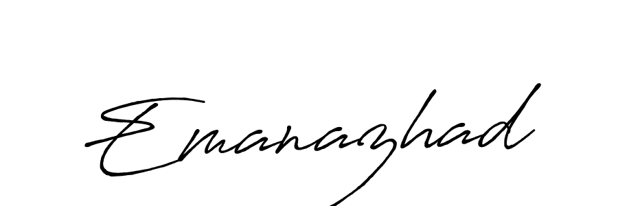 Once you've used our free online signature maker to create your best signature Antro_Vectra_Bolder style, it's time to enjoy all of the benefits that Emanazhad name signing documents. Emanazhad signature style 7 images and pictures png