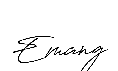 Similarly Antro_Vectra_Bolder is the best handwritten signature design. Signature creator online .You can use it as an online autograph creator for name Emang. Emang signature style 7 images and pictures png