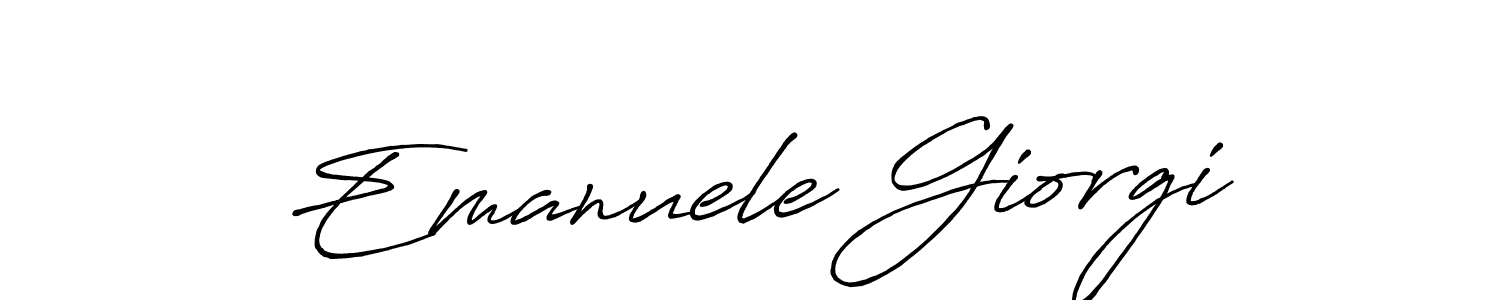 Also You can easily find your signature by using the search form. We will create Emanuele Giorgi name handwritten signature images for you free of cost using Antro_Vectra_Bolder sign style. Emanuele Giorgi signature style 7 images and pictures png