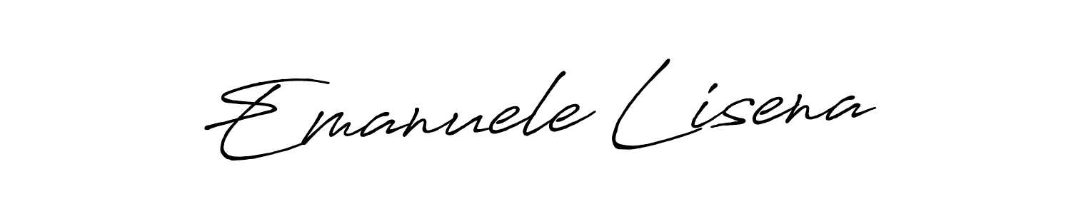 It looks lik you need a new signature style for name Emanuele Lisena. Design unique handwritten (Antro_Vectra_Bolder) signature with our free signature maker in just a few clicks. Emanuele Lisena signature style 7 images and pictures png