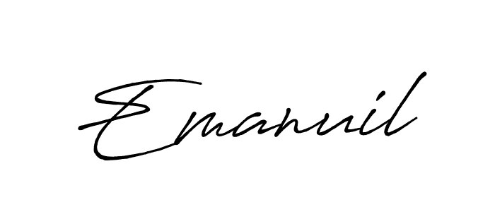 How to Draw Emanuil signature style? Antro_Vectra_Bolder is a latest design signature styles for name Emanuil. Emanuil signature style 7 images and pictures png