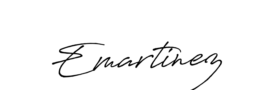 How to make Emartinez signature? Antro_Vectra_Bolder is a professional autograph style. Create handwritten signature for Emartinez name. Emartinez signature style 7 images and pictures png