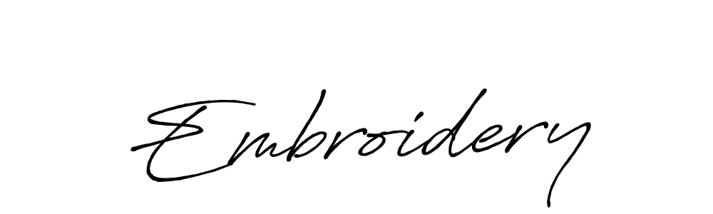 How to make Embroidery name signature. Use Antro_Vectra_Bolder style for creating short signs online. This is the latest handwritten sign. Embroidery signature style 7 images and pictures png