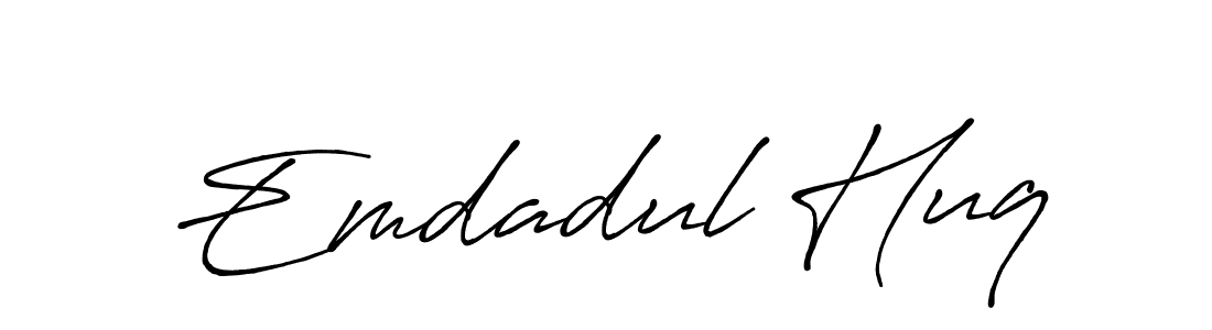 You should practise on your own different ways (Antro_Vectra_Bolder) to write your name (Emdadul Huq) in signature. don't let someone else do it for you. Emdadul Huq signature style 7 images and pictures png