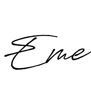 Make a beautiful signature design for name Eme. Use this online signature maker to create a handwritten signature for free. Eme signature style 7 images and pictures png