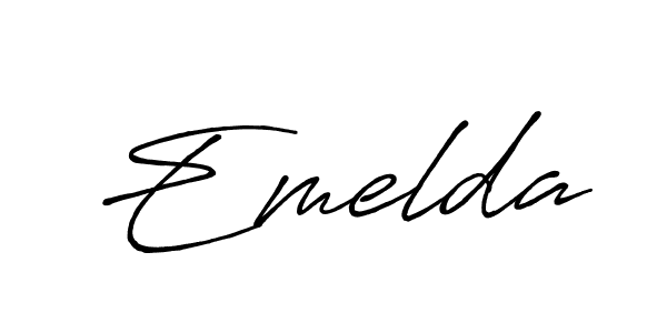 The best way (Antro_Vectra_Bolder) to make a short signature is to pick only two or three words in your name. The name Emelda include a total of six letters. For converting this name. Emelda signature style 7 images and pictures png