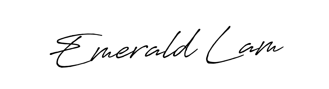 Similarly Antro_Vectra_Bolder is the best handwritten signature design. Signature creator online .You can use it as an online autograph creator for name Emerald Lam. Emerald Lam signature style 7 images and pictures png