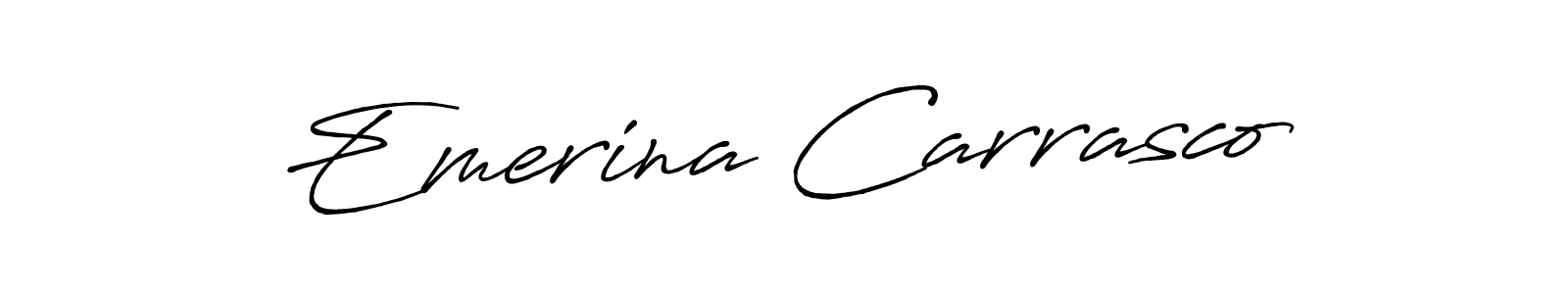 Make a beautiful signature design for name Emerina Carrasco. Use this online signature maker to create a handwritten signature for free. Emerina Carrasco signature style 7 images and pictures png