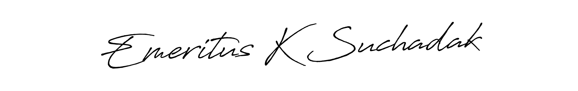 Make a beautiful signature design for name Emeritus K Suchadak. Use this online signature maker to create a handwritten signature for free. Emeritus K Suchadak signature style 7 images and pictures png