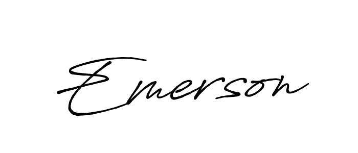Similarly Antro_Vectra_Bolder is the best handwritten signature design. Signature creator online .You can use it as an online autograph creator for name Emerson. Emerson signature style 7 images and pictures png
