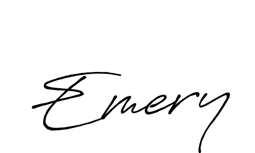 How to make Emery signature? Antro_Vectra_Bolder is a professional autograph style. Create handwritten signature for Emery name. Emery signature style 7 images and pictures png