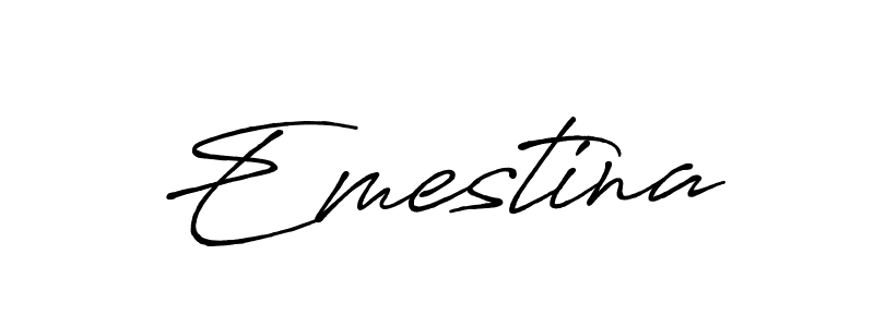 Make a short Emestina signature style. Manage your documents anywhere anytime using Antro_Vectra_Bolder. Create and add eSignatures, submit forms, share and send files easily. Emestina signature style 7 images and pictures png