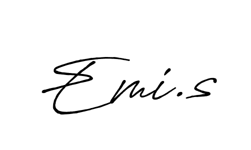 Once you've used our free online signature maker to create your best signature Antro_Vectra_Bolder style, it's time to enjoy all of the benefits that Emi.s name signing documents. Emi.s signature style 7 images and pictures png