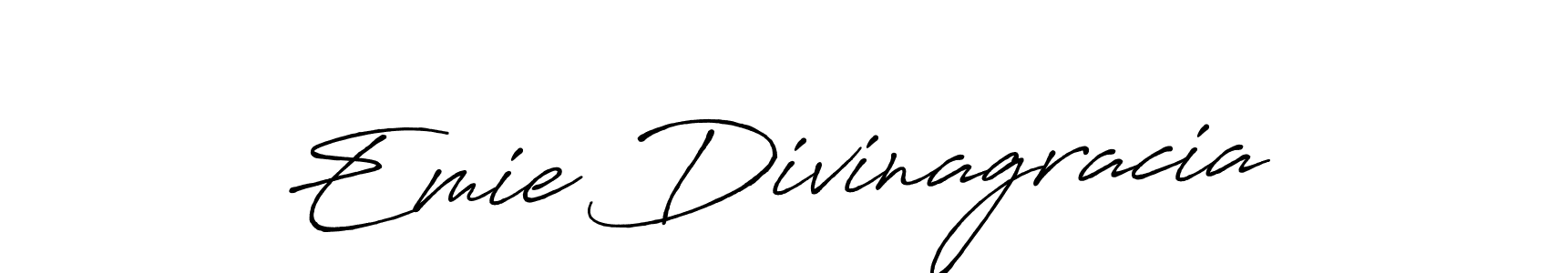 Use a signature maker to create a handwritten signature online. With this signature software, you can design (Antro_Vectra_Bolder) your own signature for name Emie Divinagracia. Emie Divinagracia signature style 7 images and pictures png