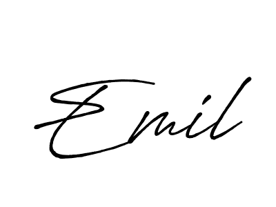 Once you've used our free online signature maker to create your best signature Antro_Vectra_Bolder style, it's time to enjoy all of the benefits that Emil name signing documents. Emil signature style 7 images and pictures png