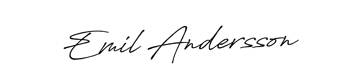 Antro_Vectra_Bolder is a professional signature style that is perfect for those who want to add a touch of class to their signature. It is also a great choice for those who want to make their signature more unique. Get Emil Andersson name to fancy signature for free. Emil Andersson signature style 7 images and pictures png