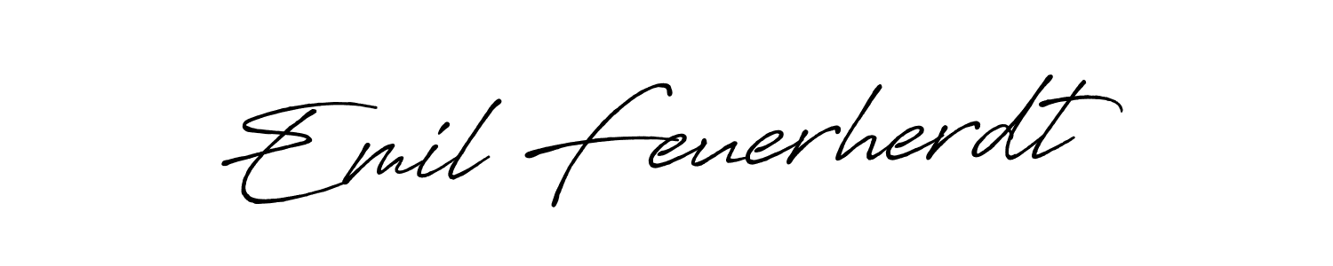 Also You can easily find your signature by using the search form. We will create Emil Feuerherdt name handwritten signature images for you free of cost using Antro_Vectra_Bolder sign style. Emil Feuerherdt signature style 7 images and pictures png