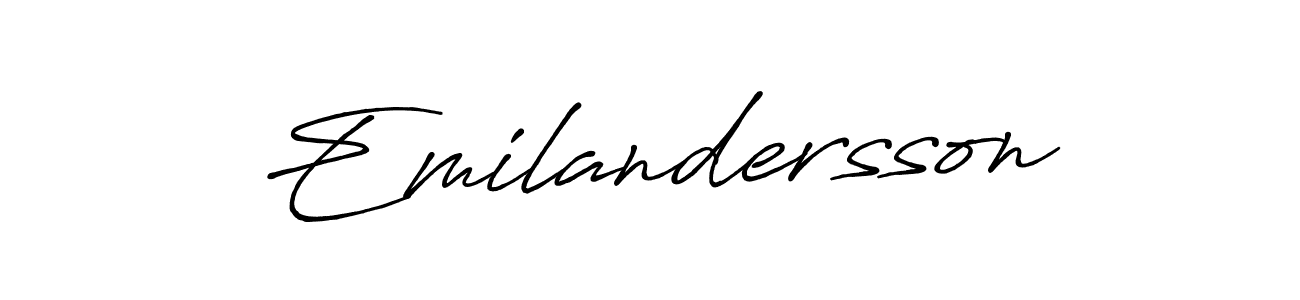 Make a beautiful signature design for name Emilandersson. Use this online signature maker to create a handwritten signature for free. Emilandersson signature style 7 images and pictures png