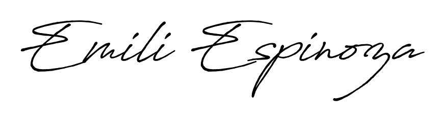 Create a personalized artistic stamp with Emili Espinoza in Antro_Vectra_Bolder font. Perfect for visual artists, designers, and influencers. Emili Espinoza signature style 7 images and pictures png