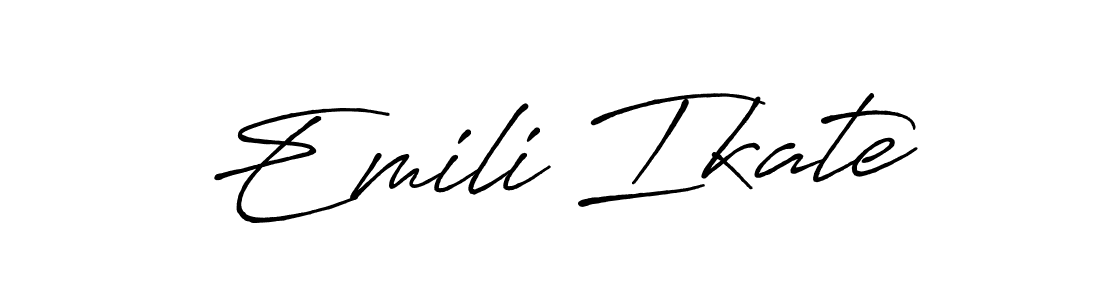 Make a beautiful signature design for name Emili Ikate. Use this online signature maker to create a handwritten signature for free. Emili Ikate signature style 7 images and pictures png