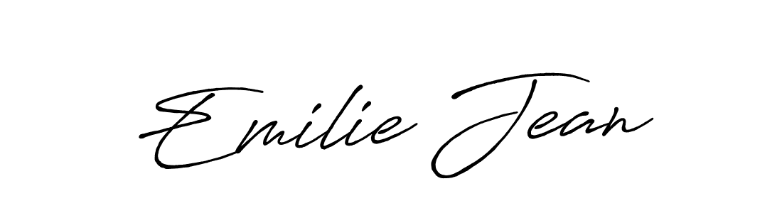 Also You can easily find your signature by using the search form. We will create Emilie Jean name handwritten signature images for you free of cost using Antro_Vectra_Bolder sign style. Emilie Jean signature style 7 images and pictures png