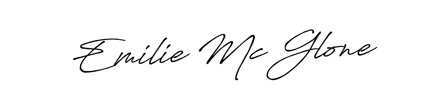 Also You can easily find your signature by using the search form. We will create Emilie Mc Glone name handwritten signature images for you free of cost using Antro_Vectra_Bolder sign style. Emilie Mc Glone signature style 7 images and pictures png