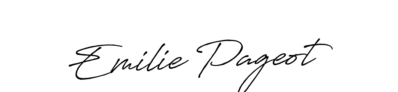 This is the best signature style for the Emilie Pageot name. Also you like these signature font (Antro_Vectra_Bolder). Mix name signature. Emilie Pageot signature style 7 images and pictures png
