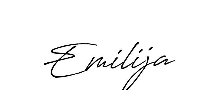 Make a short Emilija signature style. Manage your documents anywhere anytime using Antro_Vectra_Bolder. Create and add eSignatures, submit forms, share and send files easily. Emilija signature style 7 images and pictures png