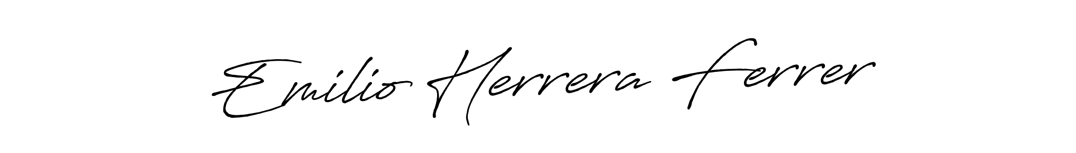 Make a short Emilio Herrera Ferrer signature style. Manage your documents anywhere anytime using Antro_Vectra_Bolder. Create and add eSignatures, submit forms, share and send files easily. Emilio Herrera Ferrer signature style 7 images and pictures png