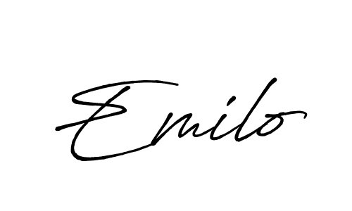Make a beautiful signature design for name Emilo. Use this online signature maker to create a handwritten signature for free. Emilo signature style 7 images and pictures png