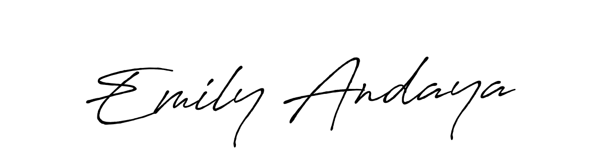 You can use this online signature creator to create a handwritten signature for the name Emily Andaya. This is the best online autograph maker. Emily Andaya signature style 7 images and pictures png