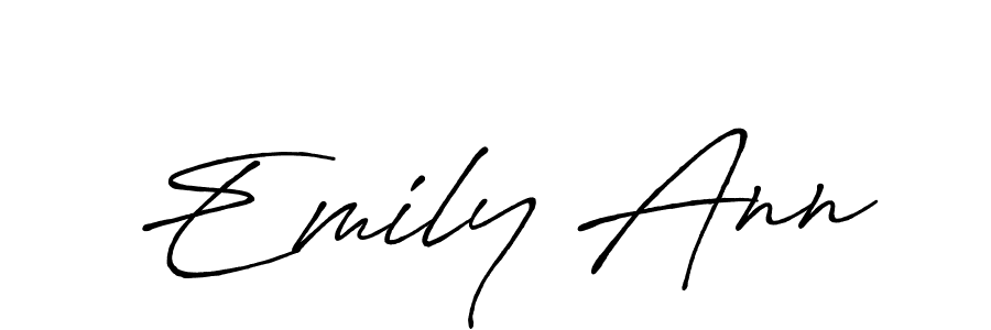Antro_Vectra_Bolder is a professional signature style that is perfect for those who want to add a touch of class to their signature. It is also a great choice for those who want to make their signature more unique. Get Emily Ann name to fancy signature for free. Emily Ann signature style 7 images and pictures png