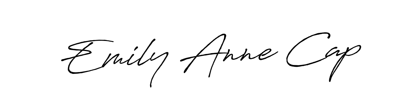 Similarly Antro_Vectra_Bolder is the best handwritten signature design. Signature creator online .You can use it as an online autograph creator for name Emily Anne Cap. Emily Anne Cap signature style 7 images and pictures png