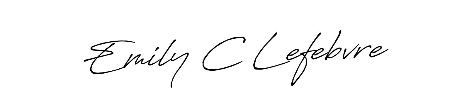 Antro_Vectra_Bolder is a professional signature style that is perfect for those who want to add a touch of class to their signature. It is also a great choice for those who want to make their signature more unique. Get Emily C Lefebvre name to fancy signature for free. Emily C Lefebvre signature style 7 images and pictures png