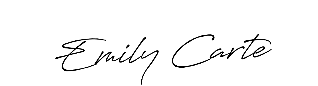 Make a beautiful signature design for name Emily Carte. Use this online signature maker to create a handwritten signature for free. Emily Carte signature style 7 images and pictures png