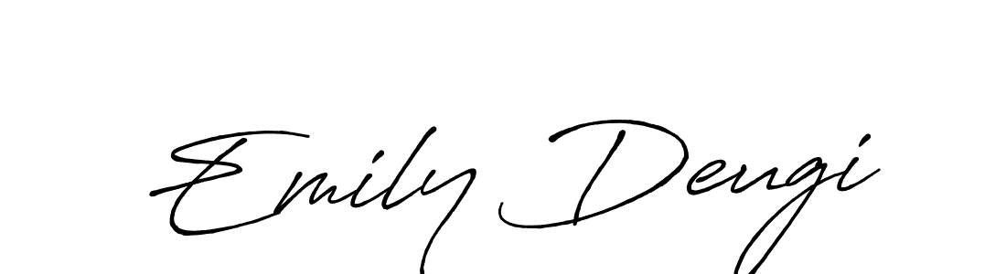 You should practise on your own different ways (Antro_Vectra_Bolder) to write your name (Emily Deugi) in signature. don't let someone else do it for you. Emily Deugi signature style 7 images and pictures png