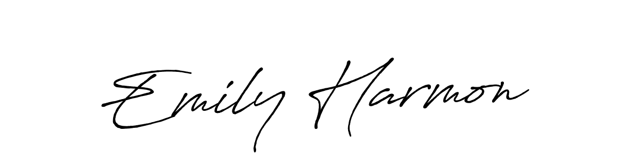 You should practise on your own different ways (Antro_Vectra_Bolder) to write your name (Emily Harmon) in signature. don't let someone else do it for you. Emily Harmon signature style 7 images and pictures png