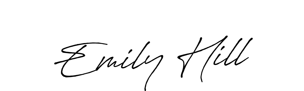 The best way (Antro_Vectra_Bolder) to make a short signature is to pick only two or three words in your name. The name Emily Hill include a total of six letters. For converting this name. Emily Hill signature style 7 images and pictures png