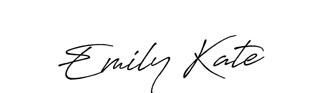It looks lik you need a new signature style for name Emily Kate. Design unique handwritten (Antro_Vectra_Bolder) signature with our free signature maker in just a few clicks. Emily Kate signature style 7 images and pictures png
