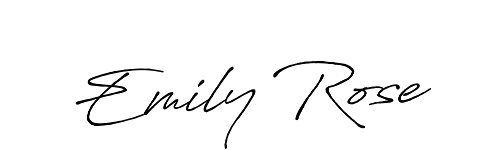 Also we have Emily Rose name is the best signature style. Create professional handwritten signature collection using Antro_Vectra_Bolder autograph style. Emily Rose signature style 7 images and pictures png
