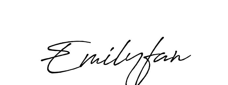 if you are searching for the best signature style for your name Emilyfan. so please give up your signature search. here we have designed multiple signature styles  using Antro_Vectra_Bolder. Emilyfan signature style 7 images and pictures png