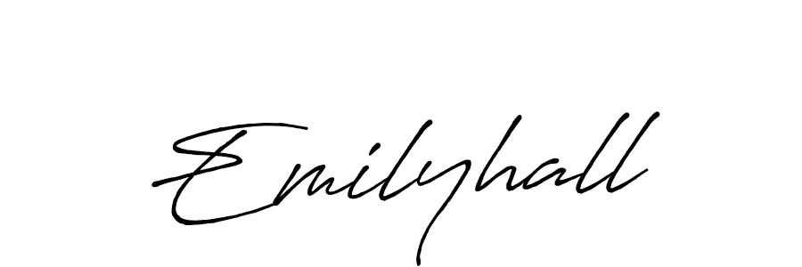 This is the best signature style for the Emilyhall name. Also you like these signature font (Antro_Vectra_Bolder). Mix name signature. Emilyhall signature style 7 images and pictures png