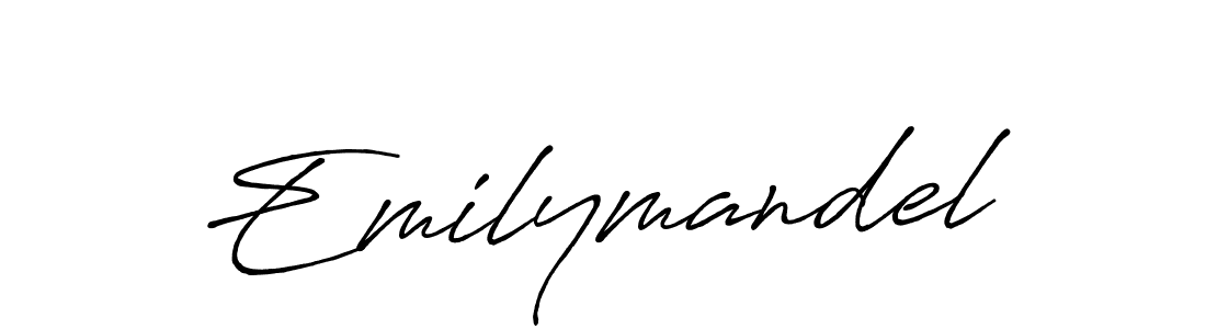 Once you've used our free online signature maker to create your best signature Antro_Vectra_Bolder style, it's time to enjoy all of the benefits that Emilymandel name signing documents. Emilymandel signature style 7 images and pictures png