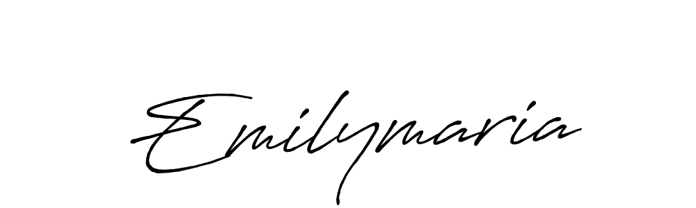 Make a beautiful signature design for name Emilymaria. Use this online signature maker to create a handwritten signature for free. Emilymaria signature style 7 images and pictures png