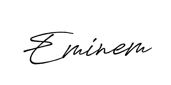 Create a beautiful signature design for name Eminem. With this signature (Antro_Vectra_Bolder) fonts, you can make a handwritten signature for free. Eminem signature style 7 images and pictures png